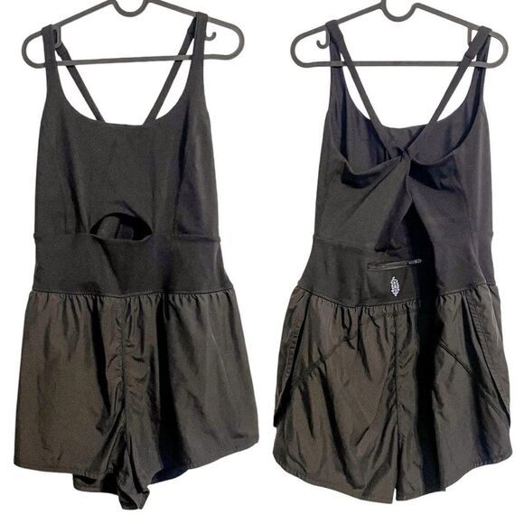 Free People Righteous Sleeveless Romper Black XL - Picture 4 of 7